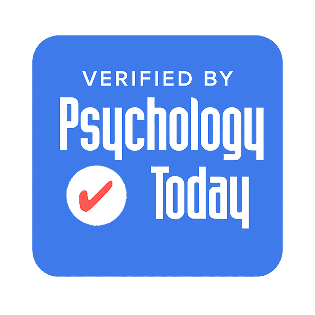 Verified by Psychology Today logo with a check mark.